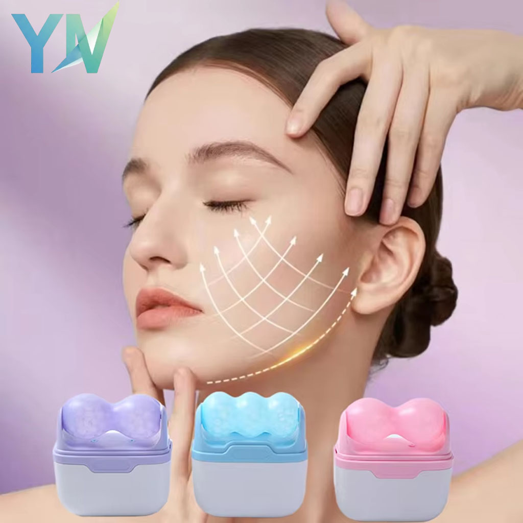 Face Ice Roller Puffiness - أسطوانة ثلج مزدوجة الرأس لعلاج تبريد