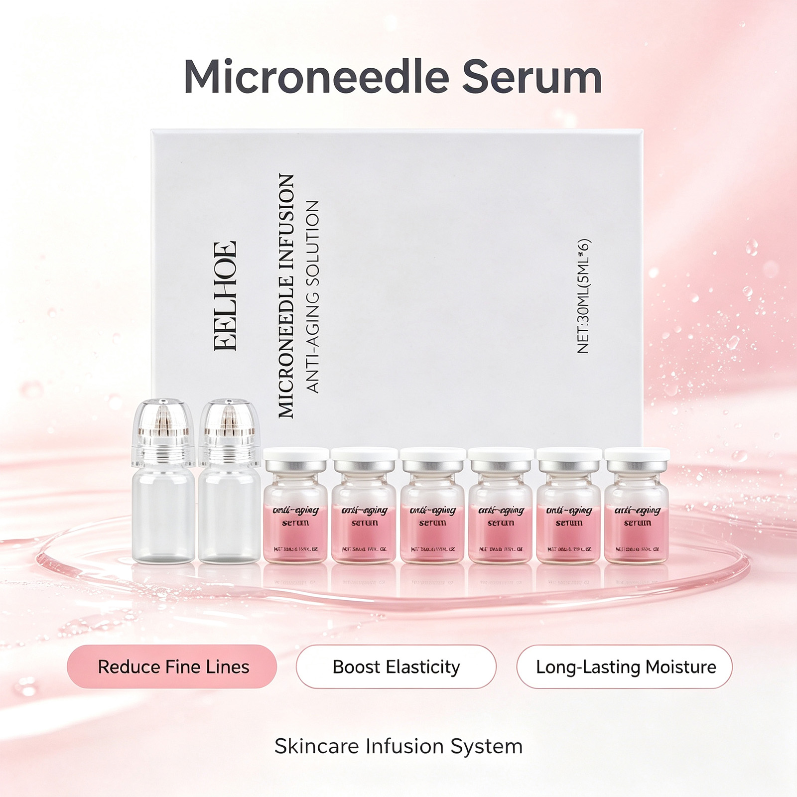 مجموعة سيروم الإبر الدقيقة 0.2 - مراجعة Hyaluronic Acid Facial Serum وسعره